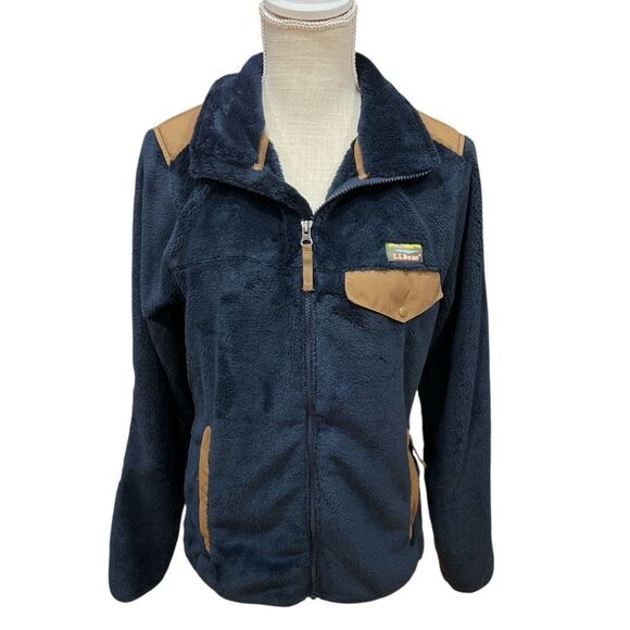 L.L.Bean Men’s Hi-Pile Fleece Zip-up Jacket Size S - Picture 3 of 9